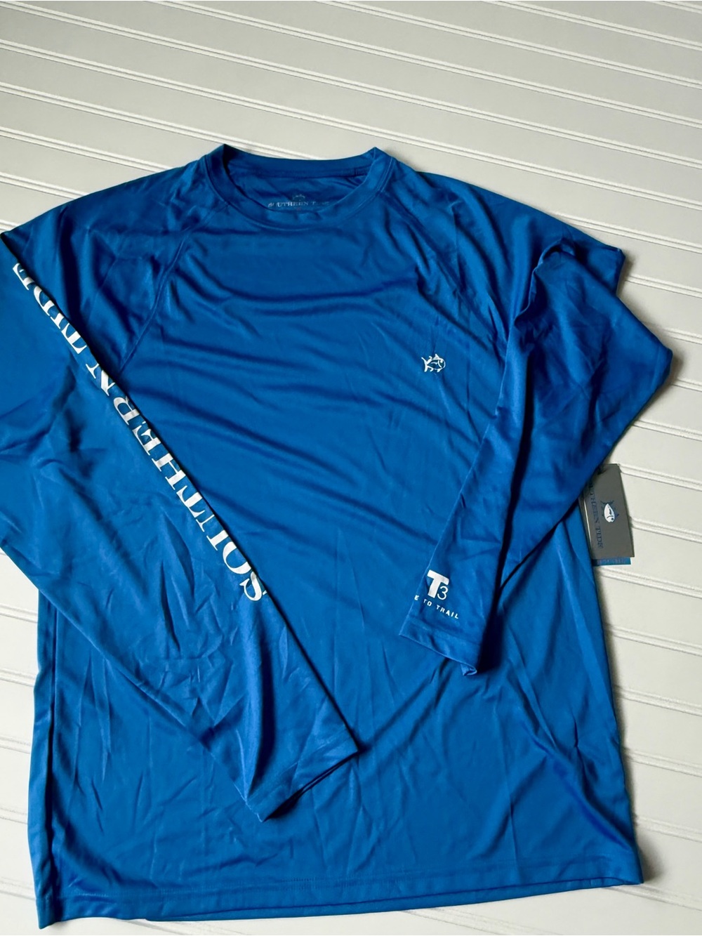 Southern Tide Men's Long-Sleeve Performance Shirt - Royal Blue